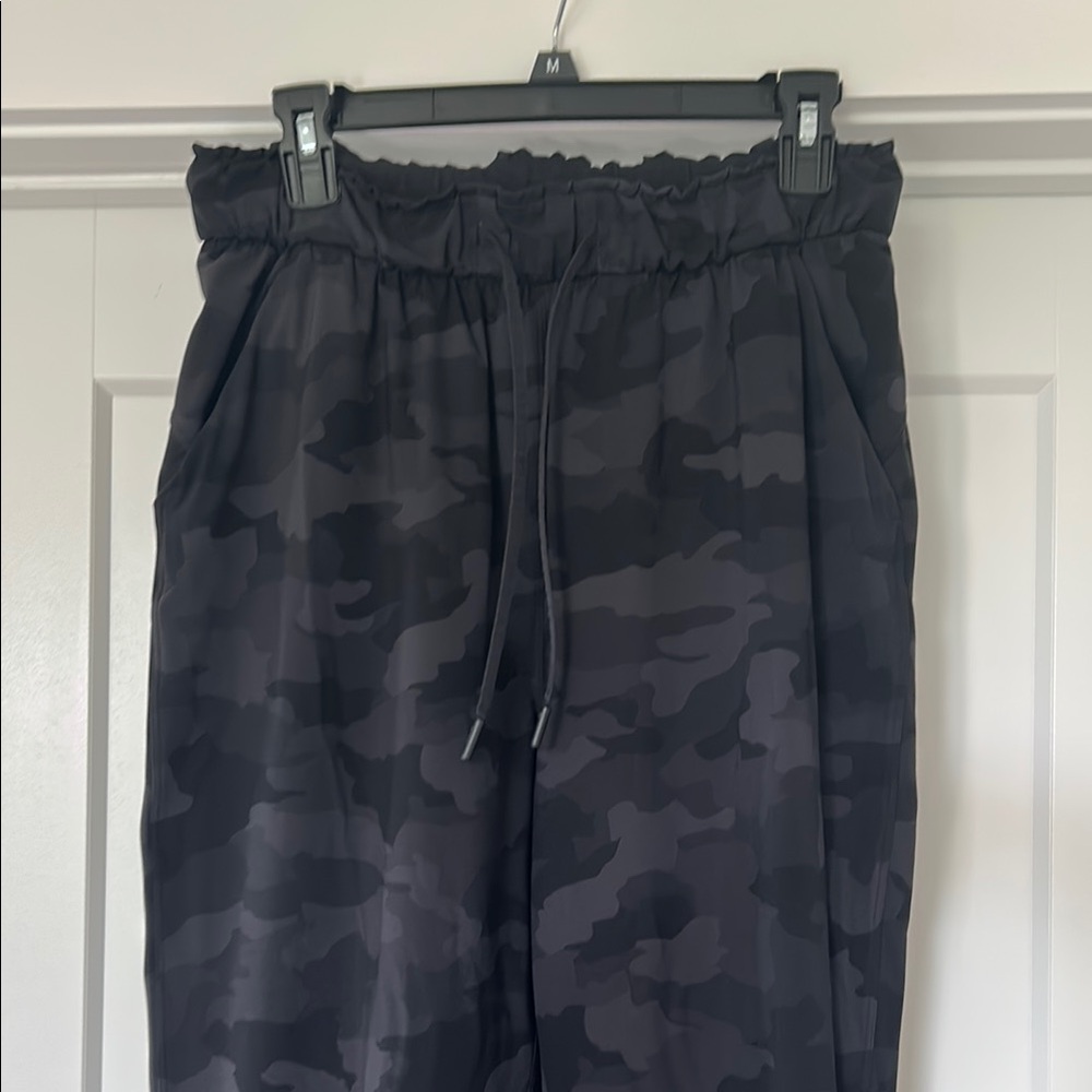 Black Camouflage Joggers